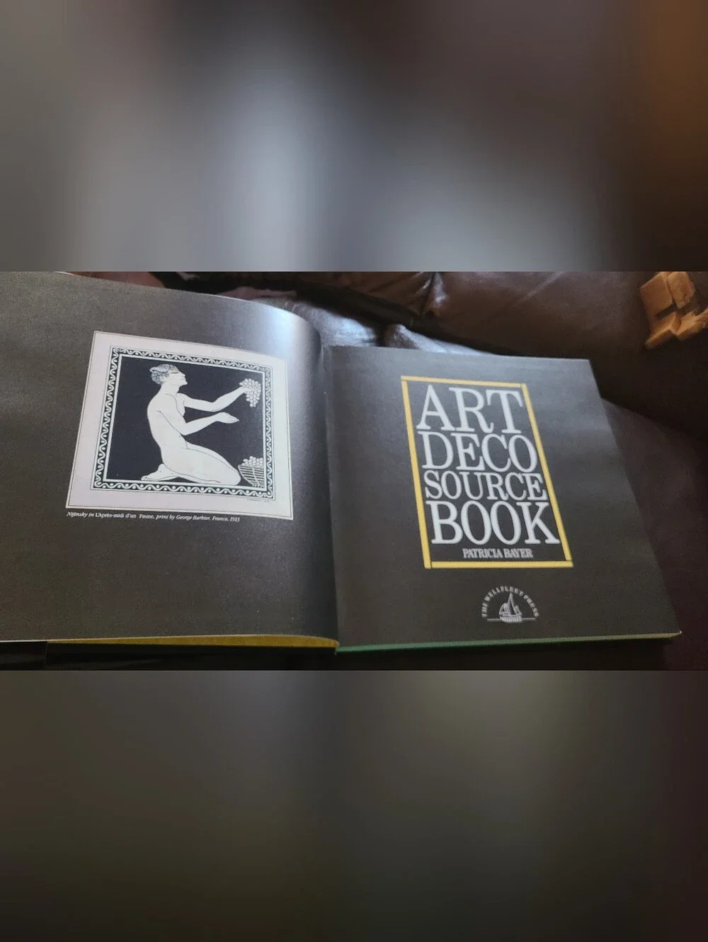 Art Deco Source Book Patricia Bayer 1988 Hardcover First Edition Dust Jacket VG